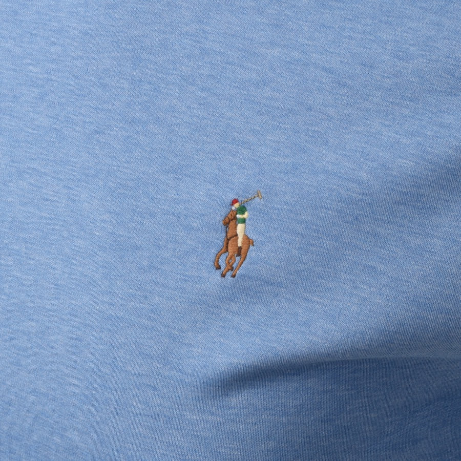 Alternative Image for ProductRalph Lauren Crew Neck Slim Fit T Shirt Blue3